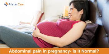 Abdominal Pain In Pregnancy Is It Normal Pristyn Care