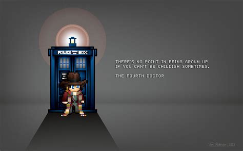 Pixel Doctor Who 4th Doctor Quote 1 By Cosmicthunder On Deviantart