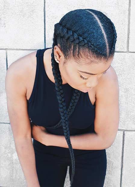 Check out the best feed in braids hairstyles to rock on natural hair or with hair extensions cornrows style. 31 Cornrow Styles to Copy for Summer | StayGlam
