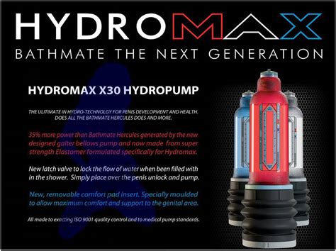 Walaupun saiz zakar pasangan tidak penting kerana teknik permainan di ranjang yang menentukan kepuasan seseorang isteri, tapi, 30% lelaki kurang. Hydromax X30 Original Water Pump | Pam Zakar Hydro Air
