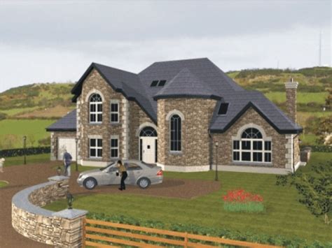 Luxury house in lahore design by faisal rasul & interior design by sameea faisal. Image result for house designs ireland | Stone house plans ...