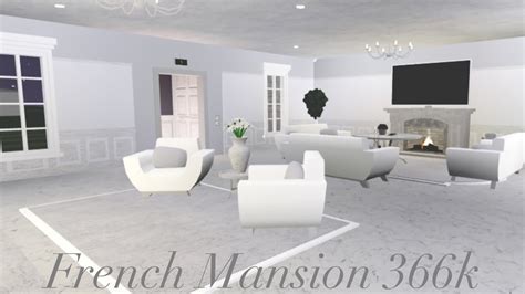 Modern French Mansion Bloxburg