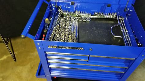Harbor Freight U S General 5 Drawer 30 Tool Cart And 301 Piece