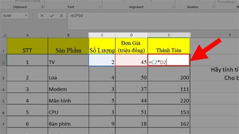Cách dùng hàm nhân Hàm PRODUCT trong Excel có ví dụ dễ hiểu
