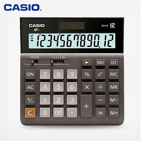 Casio Mh 12 Ultra Wide Calculator Office Business T Solar Computer