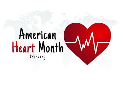 Vector Graphic Of American Heart Month Good For American Heart Month