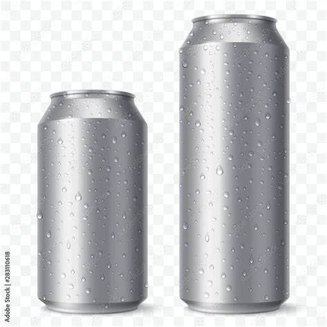 Blank Beer Can Mock Up With Condensation Droplets Small And Aig