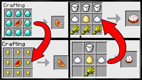 10 Minecraft Crafting Recipes That Changed - YouTube