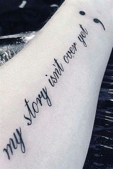 The meaning of the semicolon tattoo is reflective of what a semicolon means to a writer; Semicolon Tattoo Meaning Mental Health - Best Tattoo Ideas