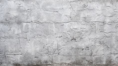 Texture Of Rough Cement Stone Wall In Shades Of White And Grey