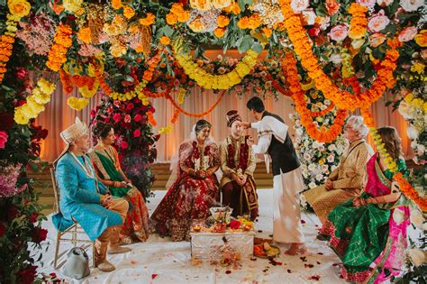 Bold fusion Indian wedding, Part 4: Ceremony and Mandap design Calgary