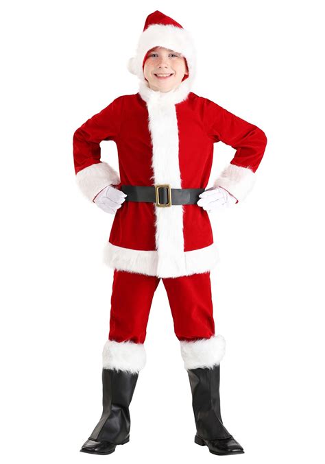 Deluxe Santa Claus Costume For Boys