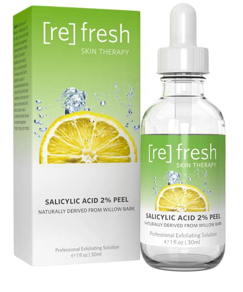 Salicylic acid is a popular ingredient for treating acne, blackheads, and whiteheads. Salicylic Acid 2% Peel - Refresh Skin Therapy