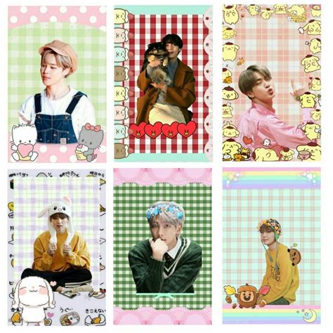 Free Kpop Printable Bts Photocards Bts Wallpaper Photo Cards Bts