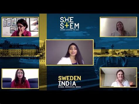 SHE STEM Women Leading The Way Sweden India Nobel Memorial Week YouTube