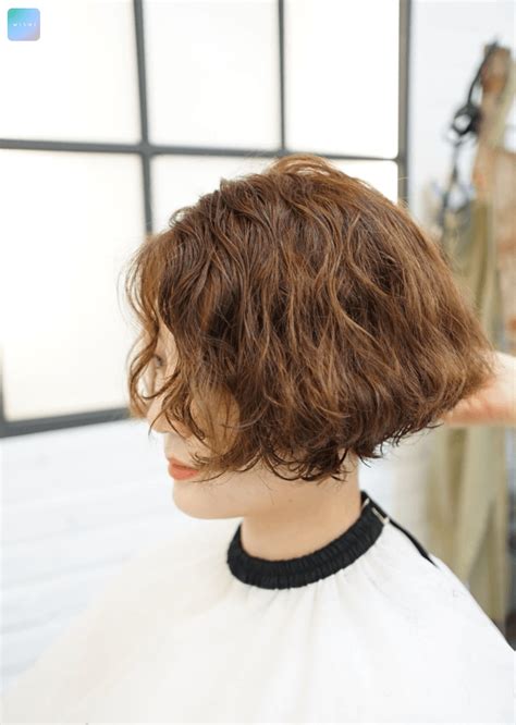 The Unique Short Bob Hippie Perm Kpop Korean Hair And Style