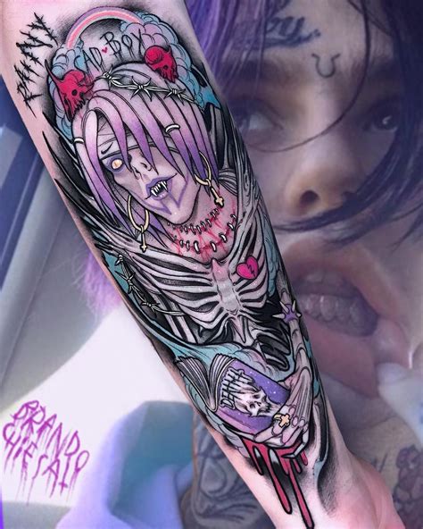 More images for lil peep tattoo ideas » 💜Lil REEM🖤(inspired by lil peep)💜 a little tribute for him ...