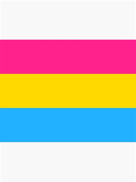 We still have our pansexual pride! "Pansexual Pride Flag" Sticker by lilartthing | Redbubble