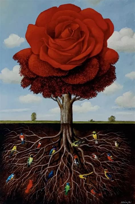 RAFAL OLBINSKI A ROSE ROOTS In 2023 Surrealism Painting Oil