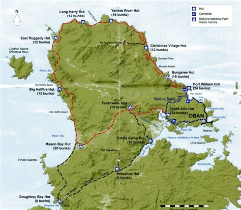 Stewart Island Map