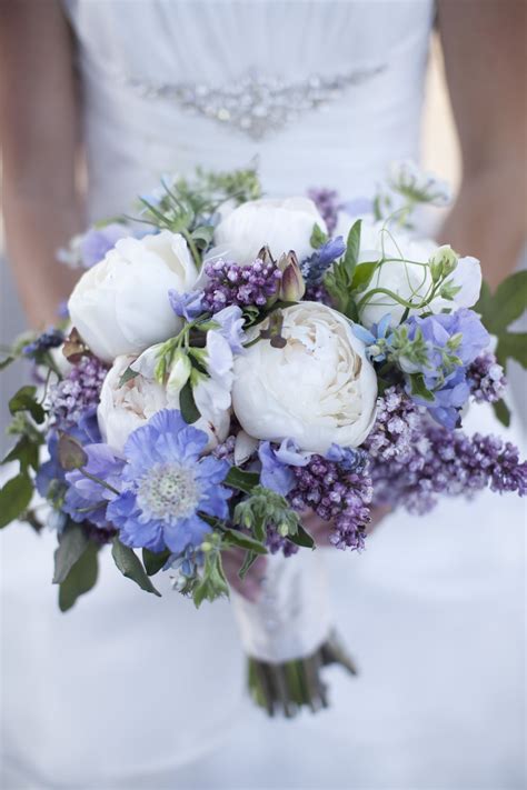 Timeless Bouquet With Hints Of Lavender And Blue Salt Harbor Designs