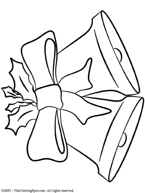 Más Nuevo Para Dibujo Para Colorear De Navidad Campana - Animalart House
