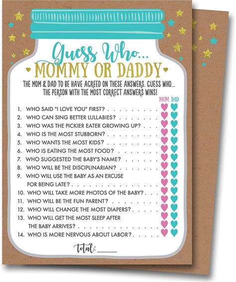 30 Free Printable Baby Shower Games