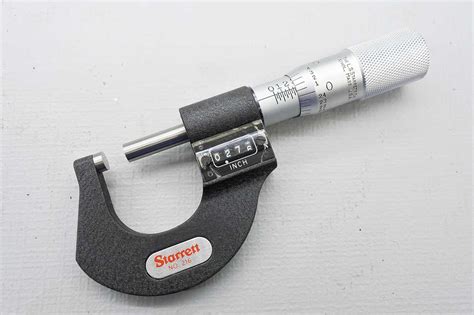 Starrett 216p 1 Mechanical Outside Micrometer Tool Exchange