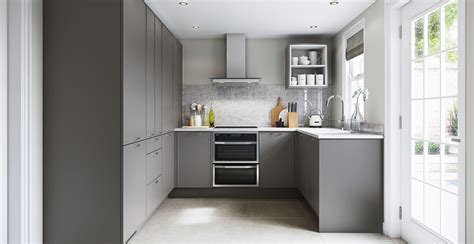 It allows ample storage space. U Shaped Kitchens - Caesarstone