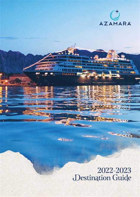 Azamara Destinations Brochure 2022 2024 By Issuu