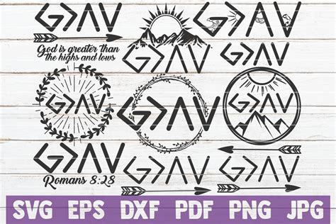 Download God Is Greater Than The Highs And Lows SVG Bundle | SVG ...