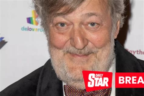 Stephen Fry Rushed To Hospital With Injuries After Falling Off Stage At