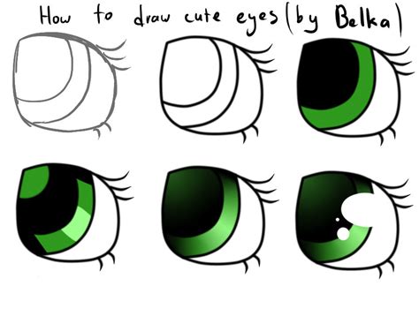 How To Draw Easy Cute Eyes Tutorial By Whoyourenemy On Deviantart