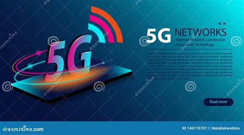 5g Network New Wireless Internet Wifi Connection Innovative Generation