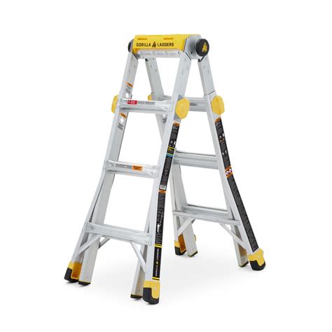 Gorilla Ladders 15 Ft Reach Mpxt Aluminum Multi Position Ladder With