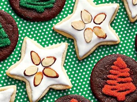 I layer the cookies between sheets of waxed paper. Almond Stars | Recipe | Christmas cookies, Holiday cookies, Christmas baking