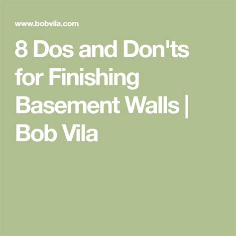 Dos And Donts Of Finishing Basement Walls Finishing Basement Walls