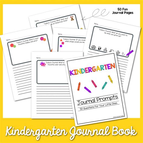 Kindergarten Journal Prompts Micheletripple