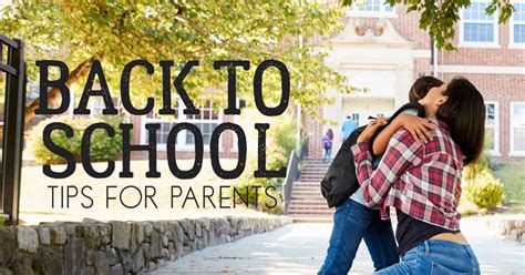 5 Back To School Tips For Parents