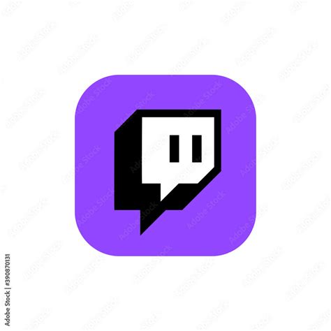 Twitch Logo Vector Stock Vector Adobe Stock