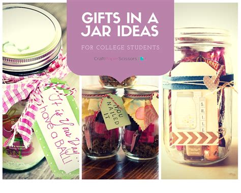These are the best gifts for college students of 2021, according to reviewed. Gifts in a Jar Ideas for College Students - Craft Paper ...