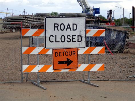 Road Closed Detour Sign Picture | Free Photograph | Photos Public Domain