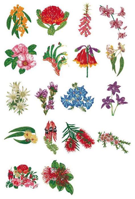 We are a one stop shop for hand embroidery supplies and have a large range of threads, ribbons, books if you are after a specific item that is not in stock, please feel free to phone or email to place an there are times when our australian suppliers do not have the products in stock or alternatively. Brother SA348 No.48 Australian Flowers Embroidery Design ...