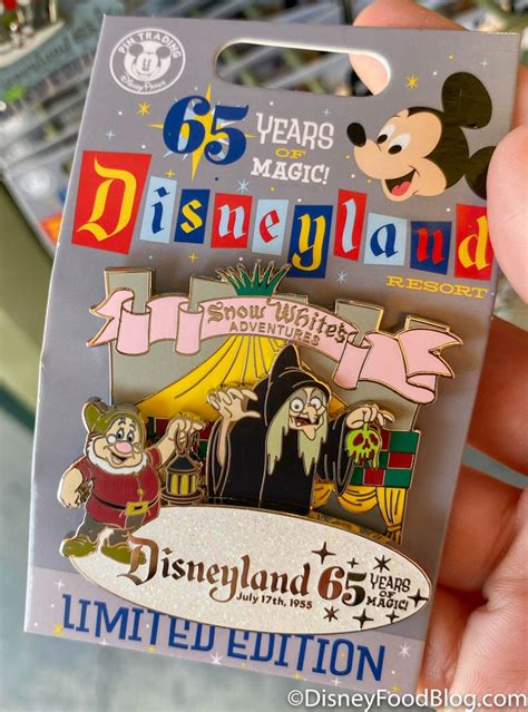 Limited Edition Disneyland 65th Anniversary Pins Are Now Available In