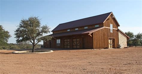 Barn Home Exterior In Texas Sand Creek Post And Beam