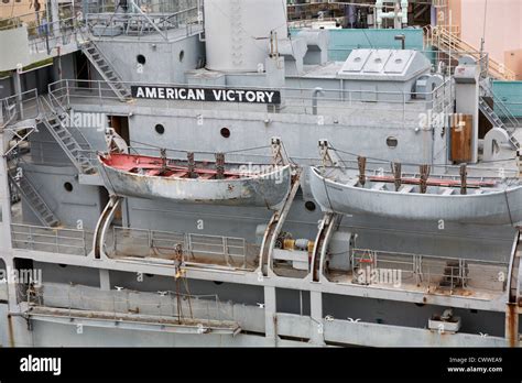Renovated Ss American Victory Military Cargo Ship Serves As A Museum