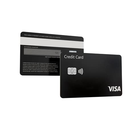 Simple Black Credit Card 3d Model Cgtrader