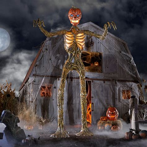 The Home Depots 12 Foot Inferno Pumpkin Skeleton Is Back Again For