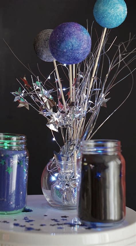 Star Galaxy Space Center Piece Space Theme Party Astronaut Party