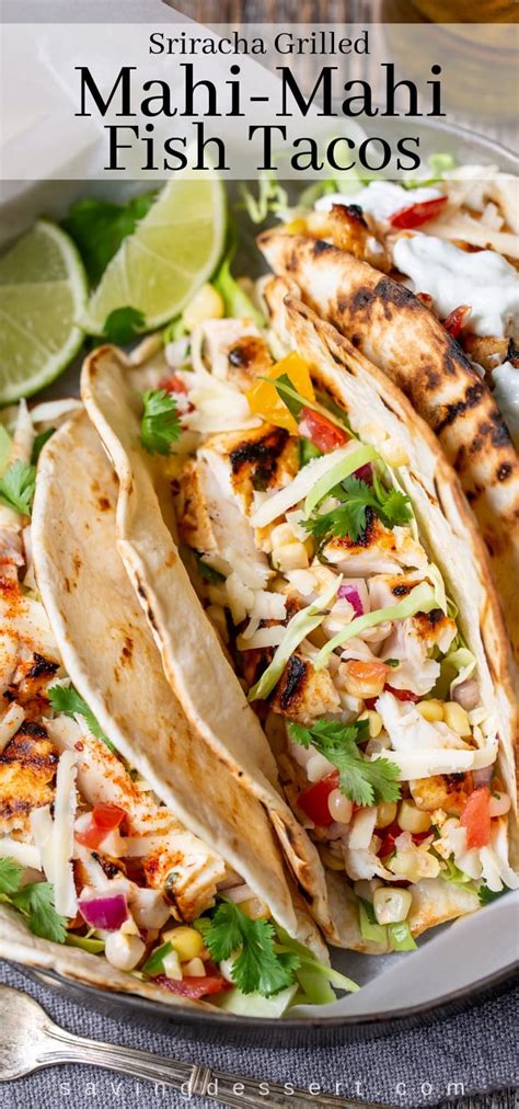 Maybe you would like to learn more about one of these? Sriracha Grilled Mahi Mahi Fish Tacos - Saving Room for ...